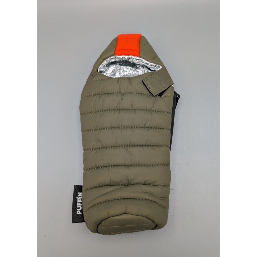 Puffin Drinkwear Sleeping Bag Can‎ Cooler Koozie Insulated Beer Soda Sleeve